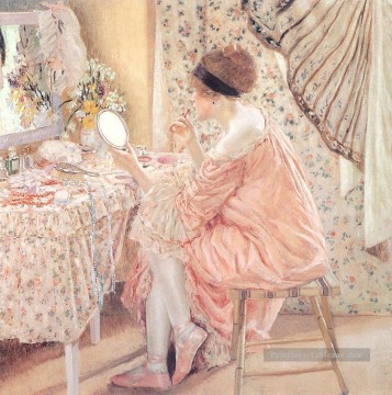 Frederick Carl Frieseke œuvres - Avant son apparition La Toilette Impressionniste femmes Frederick Carl Frieseke